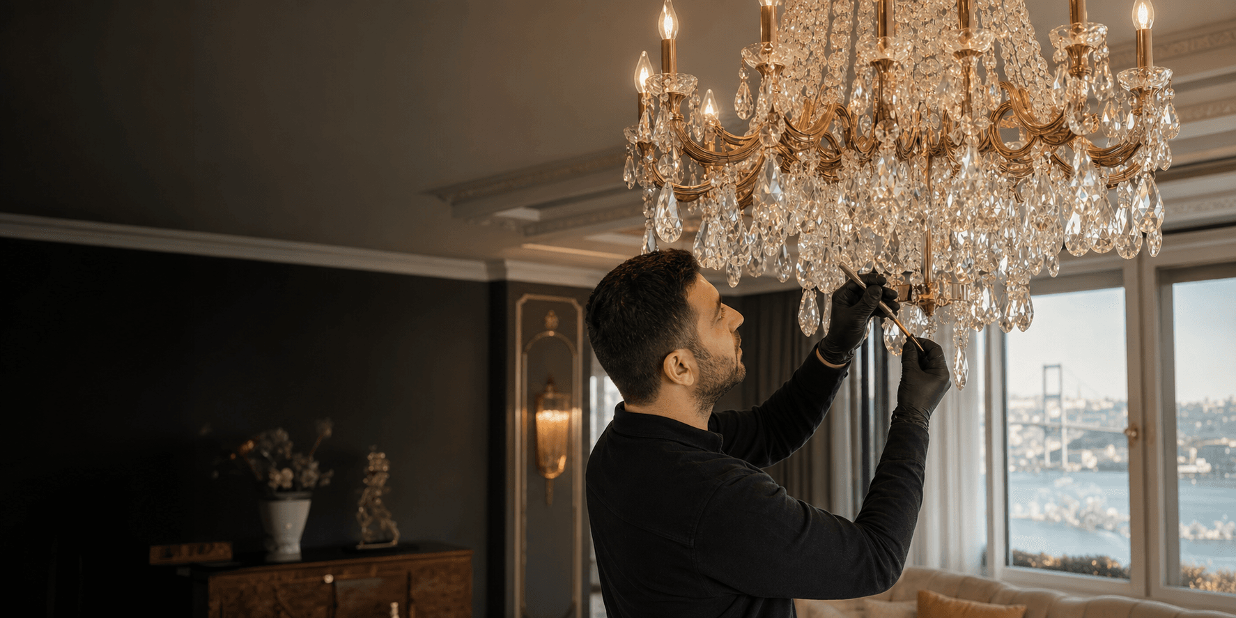 Lüks kristal avize bakım ve tamir hizmeti